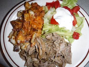 Mexican Pulled Pork with a Green Chili Sauce (PC)