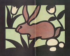 vitraux lapin