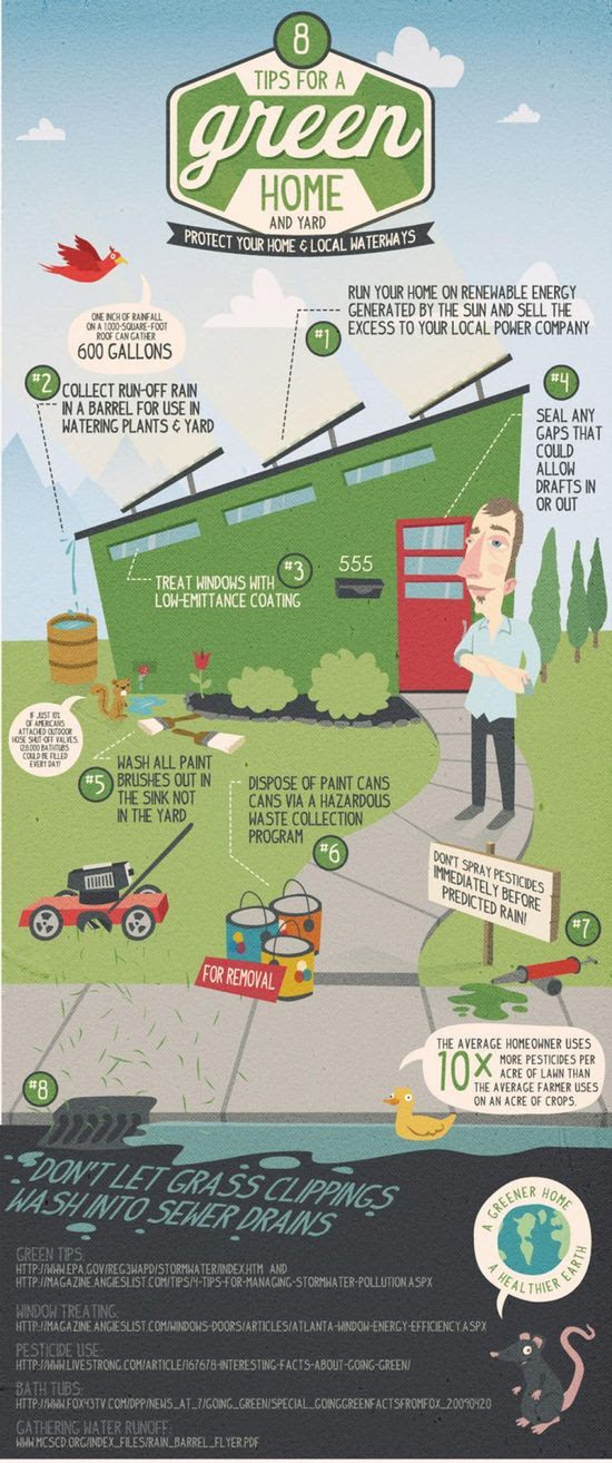 8 tips to reduce your carbon footprint - go green! :)