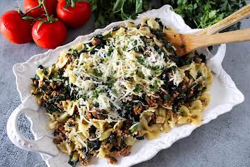 Sausage and Kale With Pasta