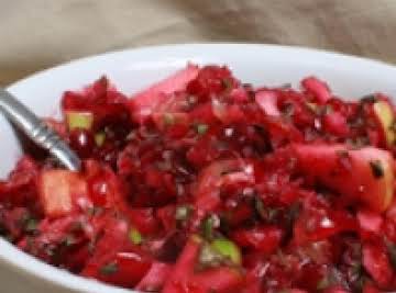 Cranberry Salsa (Kicked-up for Thanksgiving)