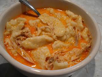 Hungarian Chicken Paprikash (Chicken and Dumplings)